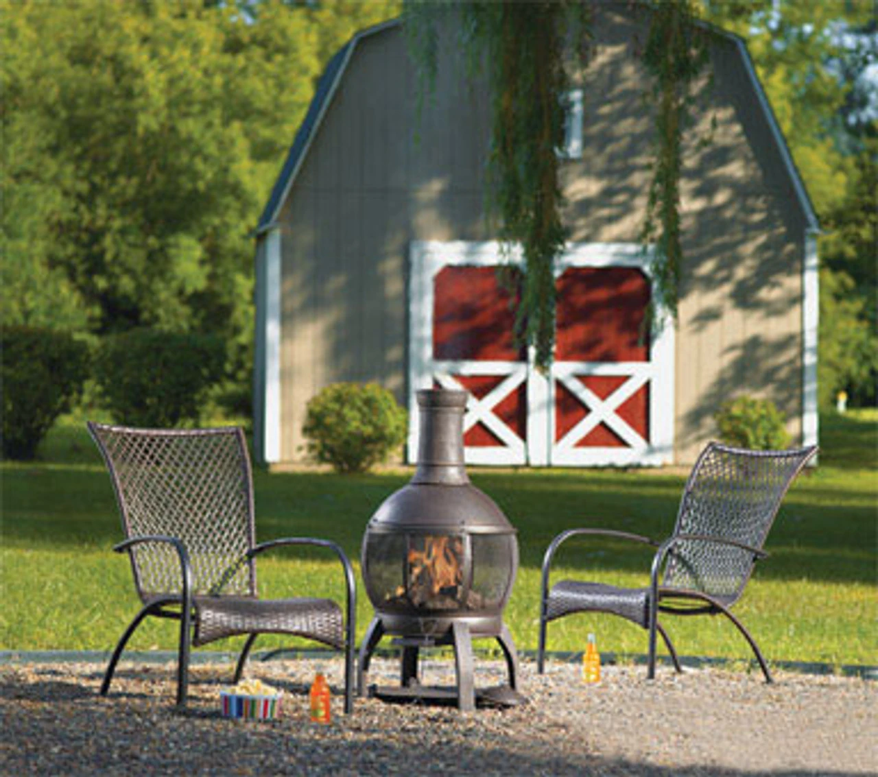Living Accents Chimenea Multiple Fire Pit 47 In. H X 22 In. W X 28 In. D Cast Iron/Steel 1 Living Accents Chimenea Multiple Fire Pit 47 In. H X 22 In. W X 28 In. D Cast Iron/Steel