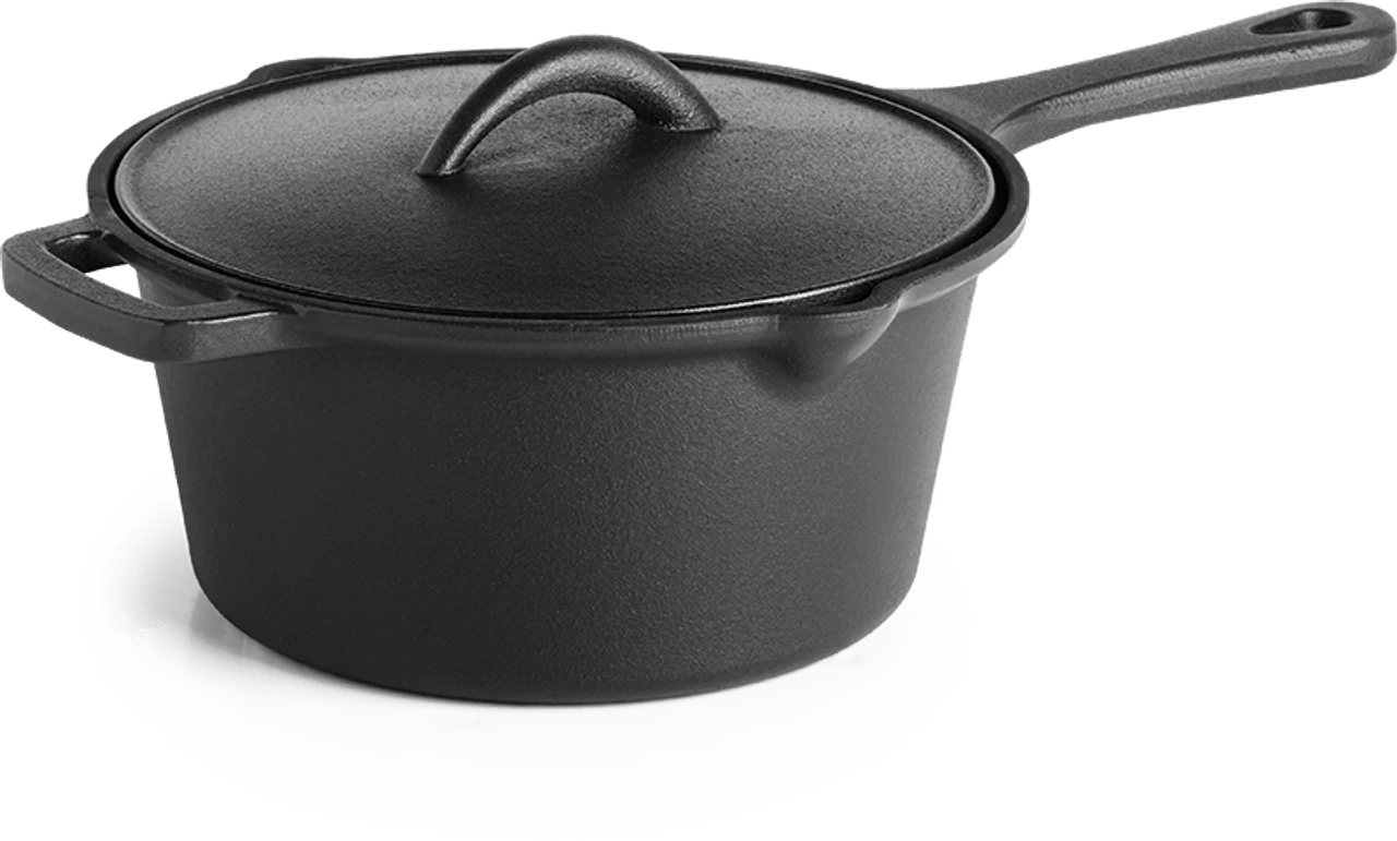 Napoleon 56051 - CAST IRON SAUCE PAN WITH LID 1 Napoleon 56051 - CAST IRON SAUCE PAN WITH LID