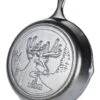 Lodge L8SKWLDR Wildlife Series-Whitetail Buck Cast Iron Skillet