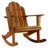 Tahoe Wood Frame Adirondack Rocking Chair