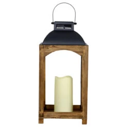 Exhart 16 In Metal Candle Lantern