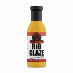 Kosmos Q Rib Glaze Apple Habanero BBQ Sauce 16 Oz