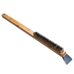 Ooni Stainless Steel Brown Grill Brush With Scraper