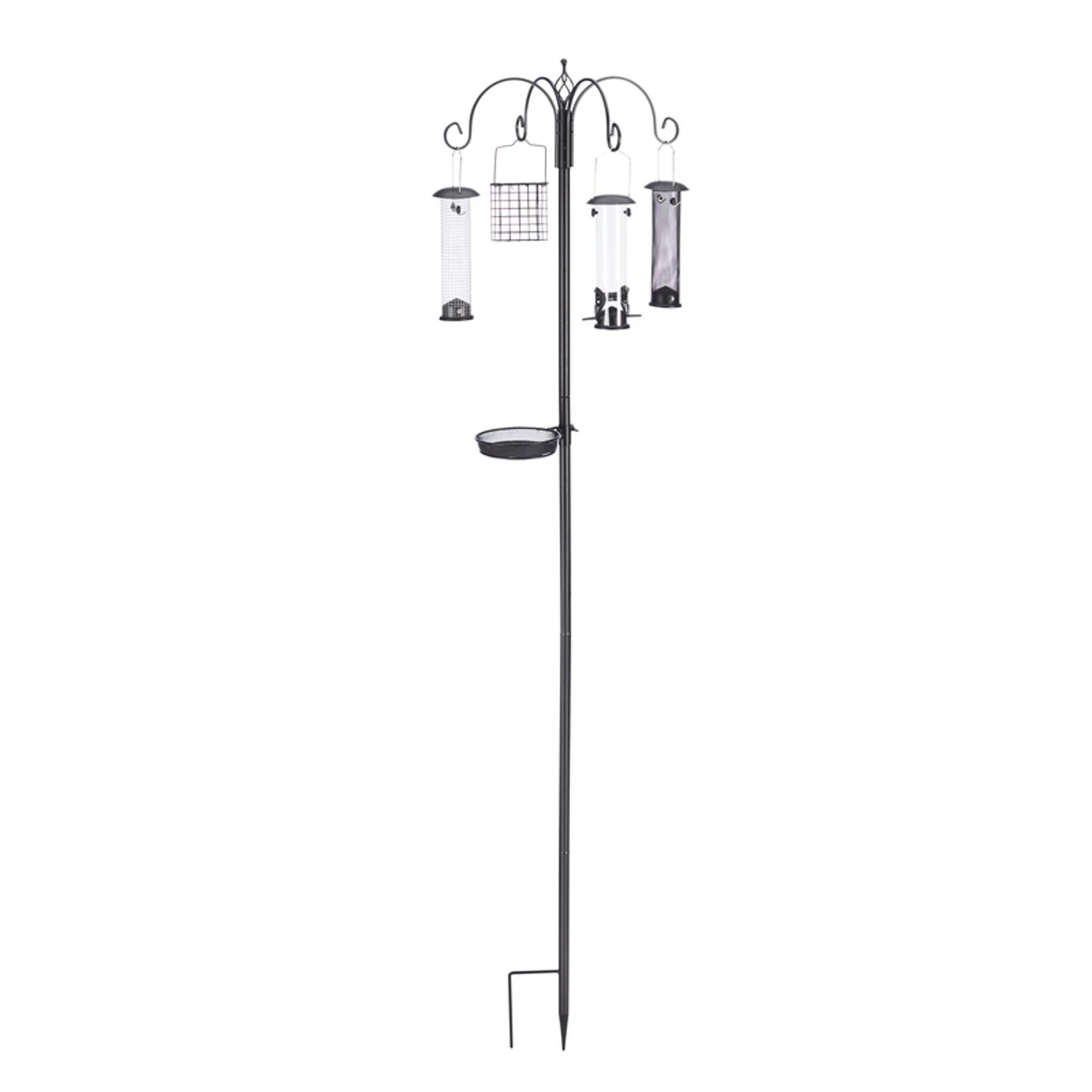 North States 84 In. H Bird Feeder Pole 1 North States 84 In. H Bird Feeder Pole