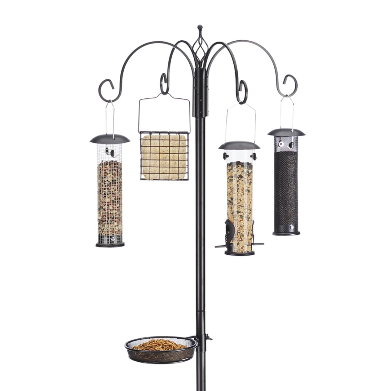 North States 84 In. H Bird Feeder Pole 2 North States 84 In. H Bird Feeder Pole - Image 2