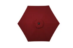 Valencia 9 Ft. Tiltable Red Patio Umbrella