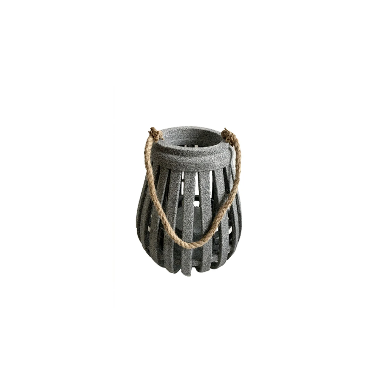 Infinity 11 In. Cement Look Hanging Lantern Gray 1 Infinity 11 In. Cement Look Hanging Lantern Gray