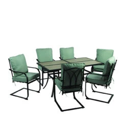 Lake Ridge 7 Pc C-Spring Dining Set