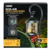 Round Coach Lantern Solar Garden Stake