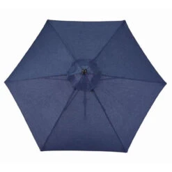 Salem 9 Ft. Tiltable Navy Market Umbrella