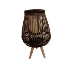 INFINITY 24 In. Bamboo Lantern Brown