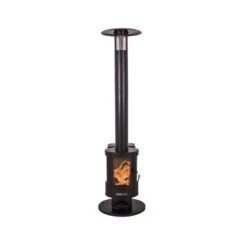 Even Embers Wood Pellet Stainless Steel Freestanding Patio Heater