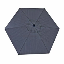 Living Accents Pacifica 9 Ft. Tiltable Black Patio Umbrella