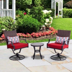 Living Accents Ventura 3 Pc Steel Bistro Set