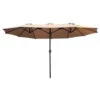 Living Accents 15 Ft. Beige Patio Umbrella