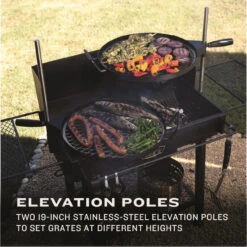 Oklahoma Joe's 19 In. Charcoal/Wood Grill -Cozy Kitchen Shop 8083336 A V8.eps High 74114.1692371191