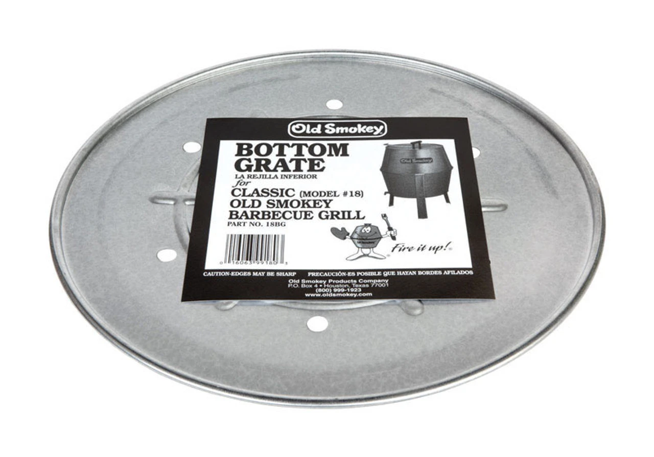 Old Smokey #18 Steel Bottom Grate 18BG 1 Old Smokey #18 Steel Bottom Grate 18BG