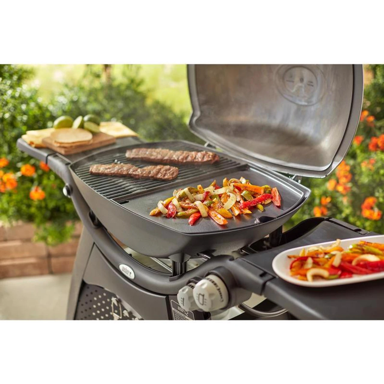 Weber 6506 Q 300/3000 Cast Iron Grill Top Griddle 2 Weber 6506 Q 300/3000 Cast Iron Grill Top Griddle - Image 2
