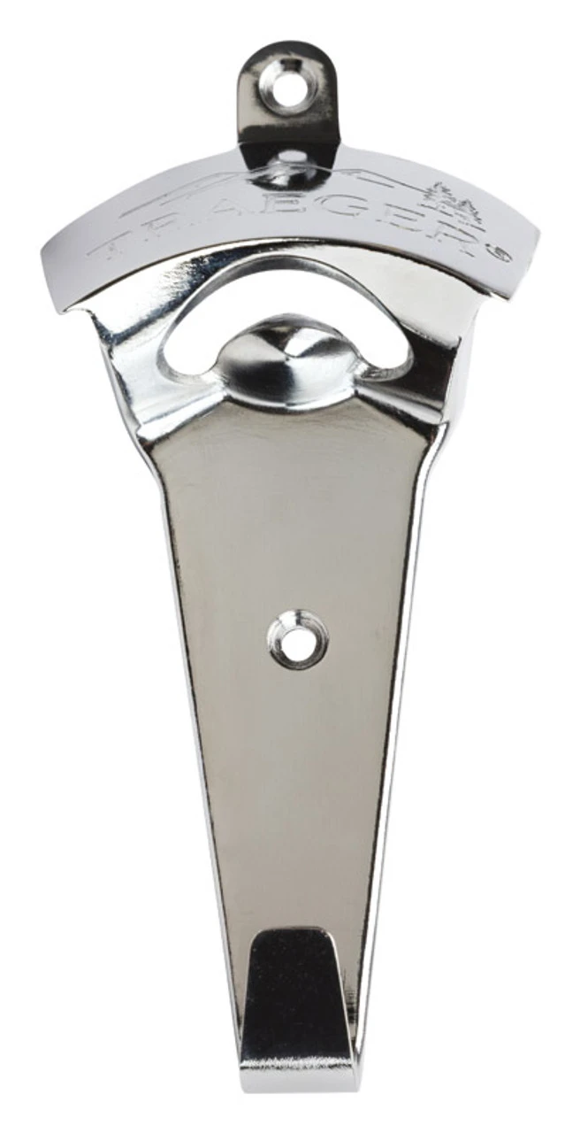 Traeger Chrome Die-Cast Zinc Alloy Manual Bottle Opener 1 Traeger Chrome Die-Cast Zinc Alloy Manual Bottle Opener