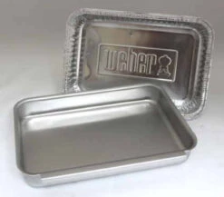 Weber 93305 Aluminum Grease Catch Pan With Foil Liner