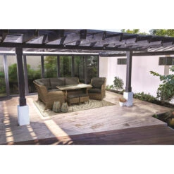 Living Accents Ashton 6 Pc Greige Steel Modular Sectional Deep Seating Set Charcoal -Cozy Kitchen Shop ashton 3 93580.1638848695