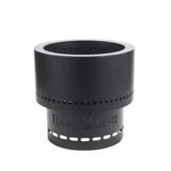 Flame Genie Cylindrical Open Wood Pellet Fire Pit