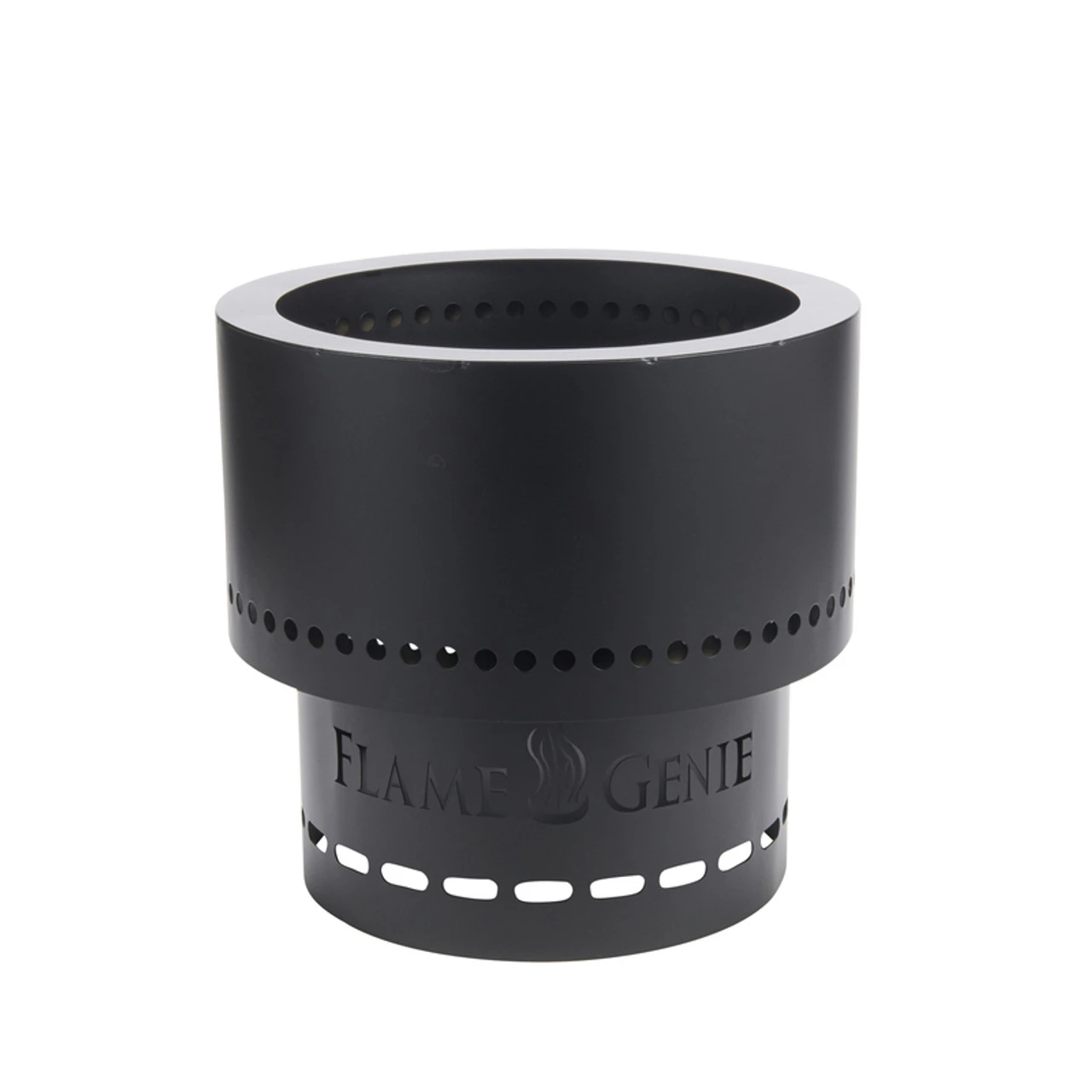 Flame Genie Cylindrical Open Wood Pellet Fire Pit 1 Flame Genie Cylindrical Open Wood Pellet Fire Pit