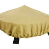 Classic Accessories 44 In. W Sand Polyester Fire Pit Cover