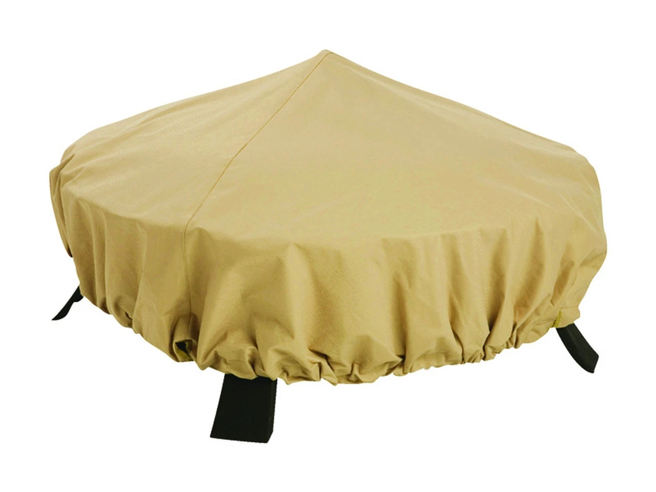 Classic Accessories 44 In. W Sand Polyester Fire Pit Cover 1 Classic Accessories 44 In. W Sand Polyester Fire Pit Cover
