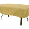 Classic Accessories 44" X 72" Brown Polyester Table Cover